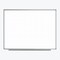 Luxor Wall-Mounted Magnetic Ghost Grid Whiteboard - 48 in  x 36 in WB4836LB - alternate 1