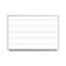 Luxor Wall-Mount Music Whiteboard - 72"W x 48"H WB7248M - alternate 2