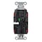 Hubbell Wiring Device-Kellems Straight Blade Receptacle, 5-15R, 15 A, 125V AC, 2 Pole, 3 Wire, Surface Mount, Grounded 5262STRTR - alternate 2