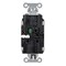 Hubbell Wiring Device-Kellems Straight Blade Receptacle, 5-20R, 20 A, 125V AC, 2 Pole, 3 Wire, Surface Mount, Grounded 5362STLATR - alternate 2