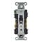 Hubbell Wiring Device-Kellems Duplex Straight Blade Receptacle, 5-20R, 20 A, 125V AC, 2 Pole, 3 Wire, Flush Mount, Grounded BR20WHIWRTR - alternate 4