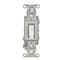 Hubbell Wiring Device-Kellems Wall Switch, 20A, White, 1 HP, 3-Way Switch CSB320W - alternate 2