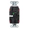 Hubbell Wiring Device-Kellems Straight Blade Receptacle, 5-20R, 20 A, 125V AC, 2 Pole, 3 Wire, Surface Mount, Single, Red DR20STR - alternate 1