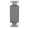 Hubbell Wiring Device-Kellems Wall Swtch, 1-Pole, 120/277V, 20A, Gry, Rockr DS120GY - alternate 2