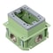 Hubbell Wiring Device-Kellems Electrical Box, 33 cu in, Floor Box Type, 1 Gang, Cast Iron, Rectangular Shape FB4133 - alternate 1