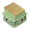 Hubbell Wiring Device-Kellems Electrical Box, 33 cu in, Floor Box Type, 1 Gang, Cast Iron, Rectangular Shape FB4133 - alternate 2