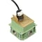 Hubbell Wiring Device-Kellems Electrical Box, 33 cu in, Floor Box Type, 1 Gang, Cast Iron, Rectangular Shape FB4133 - alternate 4
