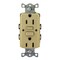 Hubbell Wiring Device-Kellems GFCI Receptacle, 15A, 125VAC, 5-15R, Ivory GFR15I - alternate 3