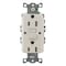 Hubbell Wiring Device-Kellems GFCI Receptacle, 15A, 125VAC, 5-15R, White GFR15W - alternate 3