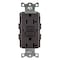 Hubbell Wiring Device-Kellems GFCI Receptacle, 20A, 125VAC, 5-20R, Brown GFR20 - alternate 4