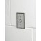 Hubbell Wiring Device-Kellems Security Opening Wall Plates, Number of Gangs: 1 Stainless Steel, Brushed Finish, Silver SS12RKL - alternate 2