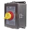 Hubbell Wiring Device-Kellems Disconnect Switch, 600 V, 3P, Indoor/Outdoor, Rotary Handle, Stainless Steel HBL13S33D - alternate 2