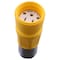 Hubbell Wiring Device-Kellems Watertight Straight Blade Connector, 5-15R, 15 A, 125V AC, 2 Pole, 3 Wire, Screw Terminals, Yellow HBL15W47A - alternate 4