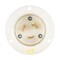 Hubbell Wiring Device-Kellems Locking Receptacle, 20 A, 125V AC, Single Phase, 2 Pole, Spring Clamp Terminals, White HBL2315ST - alternate 4