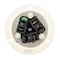Hubbell Wiring Device-Kellems Locking Receptacle, L6-20R, 20 A, 250V AC, Single Phase, 2 Pole, Spring Clamp Terminals, White HBL2326ST - alternate 2