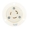 Hubbell Wiring Device-Kellems Locking Receptacle, L6-20R, 20 A, 250V AC, Single Phase, 2 Pole, Spring Clamp Terminals, White HBL2326ST - alternate 4