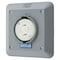 Hubbell Wiring Device-Kellems Locking Receptacle, L15-20R, 20 A, 250V AC, Three Phase, 3 Pole, Flush Mount, Screw Terminals, Gray HBL2420SR2 - alternate 3