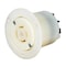 Hubbell Wiring Device-Kellems Locking Receptacle, L15-20R, 20 A, 250V AC, Three Phase, 3 Pole, Flush Mount, White HBL2426ST - alternate 1