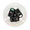 Hubbell Wiring Device-Kellems Locking Receptacle, 30 A, 125V AC, Single Phase, 2 Pole, Flush Mount, Spring Clamp Terminals, White HBL2615ST - alternate 1