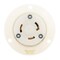 Hubbell Wiring Device-Kellems Locking Receptacle, L5-20R, 30 A, 125V AC, Single Phase, 2 Pole, Flush Mount, White HBL2616ST - alternate 2