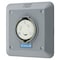 Hubbell Wiring Device-Kellems Locking Receptacle, L6-30R, 30 A, 250V AC, Single Phase, 2 Pole, Flush Mount, Screw Terminals HBL2620SR2 - alternate 3