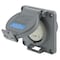 Hubbell Wiring Device-Kellems Watertight Flanged Locking Receptacle, L6-30R, 30 A, 250V AC, Single Phase, 2 Pole, Flush Mount HBL2620SW - alternate 4
