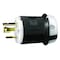 Hubbell Wiring Device-Kellems Locking Plug, L6-30P, 30 A, 250V AC, Single Phase, 2 Pole, Screw Terminals, Black, White HBL2621 - alternate 5