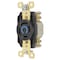 Hubbell Wiring Device-Kellems Locking Receptacle, L18-30R, 30 A, 120/208V AC, Three Phase, 4 Pole, Flush Mount, Screw Terminals HBL2750 - alternate 2