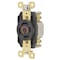 Hubbell Wiring Device-Kellems Locking Receptacle, L19-30R, 30 A, 277/480V AC, Three Phase, 4 Pole, Flush Mount, Screw Terminals HBL2760 - alternate 2