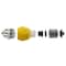 Hubbell Wiring Device-Kellems Watertight Locking Plug, L15-30P, 30 A, 250V AC, Three Phase, 3 Pole, Screw Terminals, Yellow HBL28W75 - alternate 3