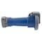 Hubbell Wiring Device-Kellems Watertight Pin & Sleeve Connector, 100 A, 250V AC, Single Phase, 2 Pole, IEC Grounding, Blue HBL3100C6W - alternate 2