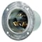 Hubbell Wiring Device-Kellems Flanged Locking Inlet, Non-NEMA, 50 A, 250/600V AC, Three Phase, 3 Pole, Flush Mount, Silver HBL3775 - alternate 2
