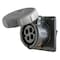Hubbell Wiring Device-Kellems Watertight Pin & Sleeve Receptacle, 30 A, 600V AC, Three Phase, 3 Pole, IEC Grounding, Black HBL430R5W - alternate 3