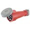 Hubbell Wiring Device-Kellems Watertight Pin & Sleeve Connector, 60 A, 480V AC, Three Phase, 3 Pole, IEC Grounding, Red, NEMA 4X HBL460C7W - alternate 4