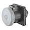 Hubbell Wiring Device-Kellems Watertight Pin & Sleeve Receptacle, 100 A, 600V AC, Three Phase, 3 Pole, IEC Grounding, Black HBL4100R5W - alternate 2