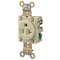 Hubbell Wiring Device-Kellems Straight Blade Receptacle, 5-20R, 20 A, 125V AC, 2 Pole, 3 Wire, Flush Mount, Grounded HBL5361I - alternate 2