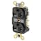 Hubbell Wiring Device-Kellems Straight Blade Receptacle, 6-20R, 20 A, 250V AC, 2 Pole, 3 Wire, Flush Mount, Grounded HBL5462 - alternate 2