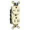 Hubbell Wiring Device-Kellems Receptacle, Duplex, 5-20R, 6-20R, 125/250V HBL5492I - alternate 2