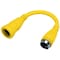 Hubbell Wiring Device-Kellems Power Strip, Marine, Molded, Straight, L14-50P/CS6365C, 2.1 ft., Yellow HBL61CM71 - alternate 2