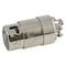 Hubbell Wiring Device-Kellems Locking Connector, Non-NEMA, 50 A, 125V AC, Single Phase, 2 Pole, Screw Terminals, Silver HBL63CM60 - alternate 2