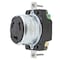 Hubbell Wiring Device-Kellems Locking Receptacle, Non-NEMA, 50 A, 125/250V AC, Single Phase, 3 Pole, Flush Mount, Screw Terminals HBL63CM69 - alternate 3