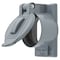 Hubbell Wiring Device-Kellems 1 -Gang Vertical Weatherproof Cover, 2-27/32" W, 4-9/16" H HBL7774WO - alternate 2