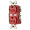 Hubbell Wiring Device-Kellems Duplex Straight Blade Receptacle, 5-20R, 20 A, 125V AC, 2 Pole, 3 Wire, Flush Mount, Grounded HBL8300RMRI - alternate 2
