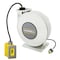 Hubbell Wiring Device-Kellems Cord Reel With Hand Lamp, Spring Retracted, NEMA 5-15R, 14 AWG, White Reel Color, 45 ft Length HBLI45143GF15 - alternate 2