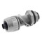 Hubbell Wiring Device-Kellems Conduit Fitting Connector, 1/2 in, Threaded, Nylon, Painted, Gray PS0509NGY - alternate 2