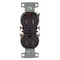 Hubbell Wiring Device-Kellems Straight Blade Receptacle, 5-15R, 15 A, 125V AC, 2 Pole, 3 Wire, Flush Mount, Self-Grounded RR15STR - alternate 3