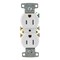 Hubbell Wiring Device-Kellems Straight Blade Receptacle, 5-15R, 15 A, 125V AC, 2 Pole, 3 Wire, Flush Mount, Self-Grounded RR15SWTR - alternate 4