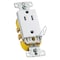 Hubbell Wiring Device-Kellems Straight Blade Receptacle, 5-15R, 15 A, 125V AC, 2 Pole, 3 Wire, Flush Mount, Self-Grounded RRD15SWTR - alternate 2
