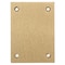 Hubbell Wiring Device-Kellems Box Cover, Floor Box Type, 1 Gang, Metallic, Blank Cover Type S3813 - alternate 1