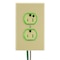 Hubbell Straight Blade Receptacle, 5-15R, 15 A, 125V AC, 2 Pole, 3 Wire, Flush Mount, Grounded SNAP8200ILTR - alternate 3